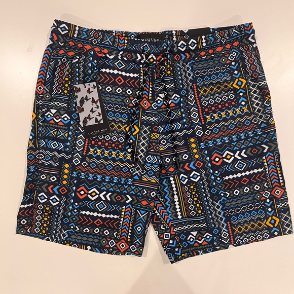 Cactus Man Other - Graphic Print Jogger Shorts